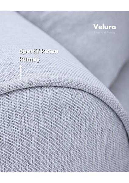 Valo Üçlü Kanepe & 3' Lü Koltuk - Fildişi fırsatları