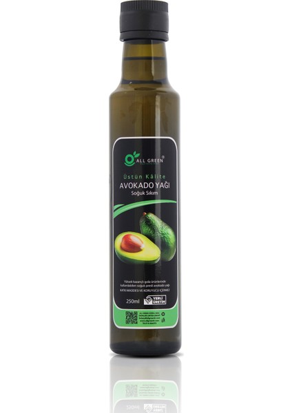 Avokado Yağı | %100 Saf, Doğal ve Katkısız Soğuk Sıkım, Yüksek Kaliteli