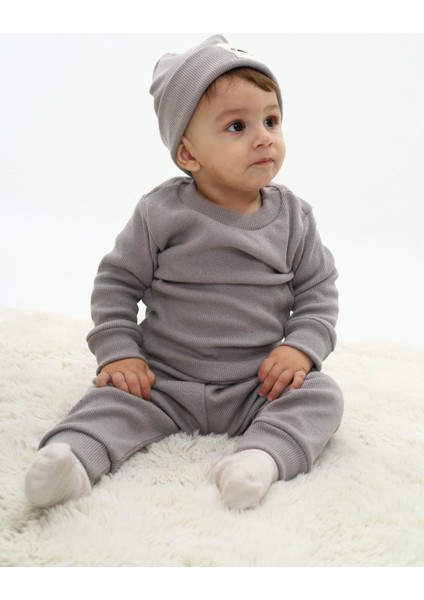 Fitilli Unisex Bebek - Çocuk Üçlü Takım
