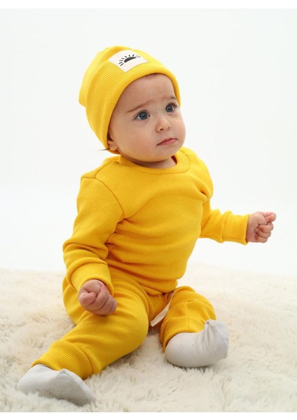 Fitilli Unisex Bebek - Çocuk Üçlü Takım