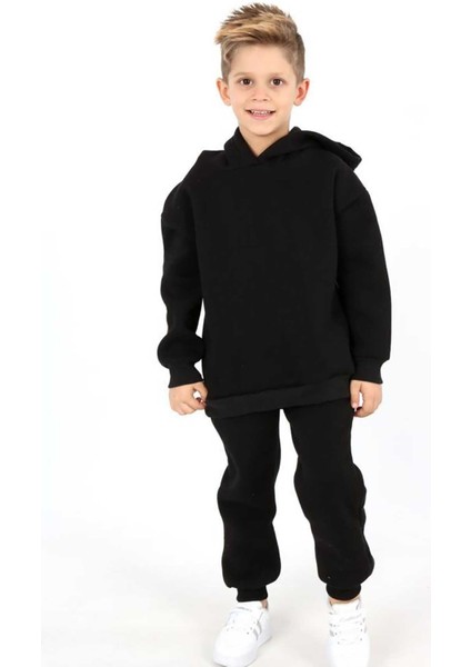 Üç Iplik Kapüşonlu Şardonlu Takım