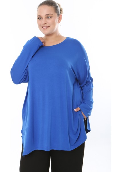 Kadın Likralı Viskon Büyük Beden Tunik ( Göğüs Ölçüsü 150CM) modelleri