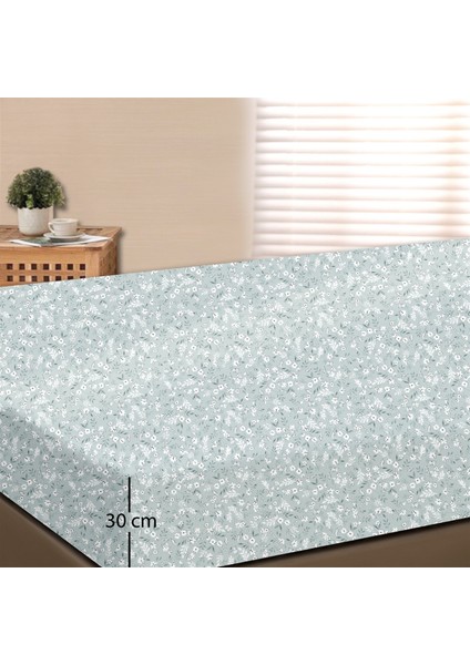 Dalya %100 Pamuk Çift Kişilik Lastikli Çarşaf Seti Mavi- 160X200+30 cm modelleri