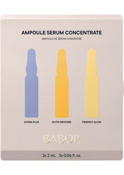 Ampoule Serum Concentrates Set, 3 Etkili Ampul Bakımı