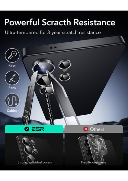 Samsung S25 Ultra Kamera Lens Koruyucu modelleri