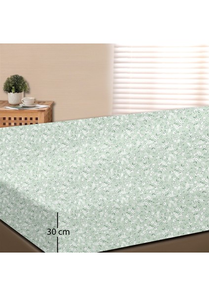 Dalya %100 Pamuk Çift Kişilik Lastikli Çarşaf Seti Mint - 160X200+30 cm modelleri