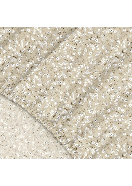 Dalya %100 Pamuk Çift Kişilik Lastikli Çarşaf Seti Bej- 160X200+30 cm fırsatları