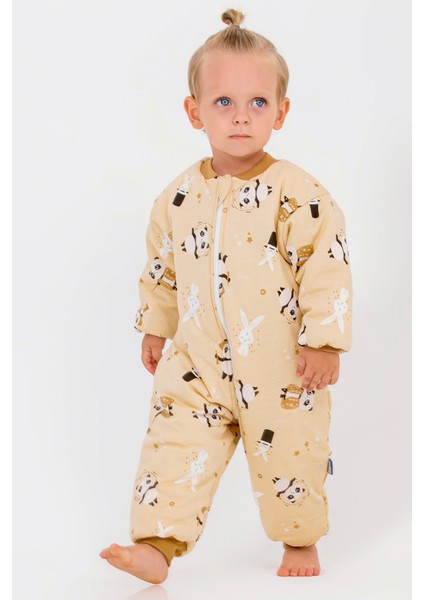 Elyaf Dolgulu 2,5 Tog Kız /erkek Çocuk Uyku Tulumu Desenli fırsatları