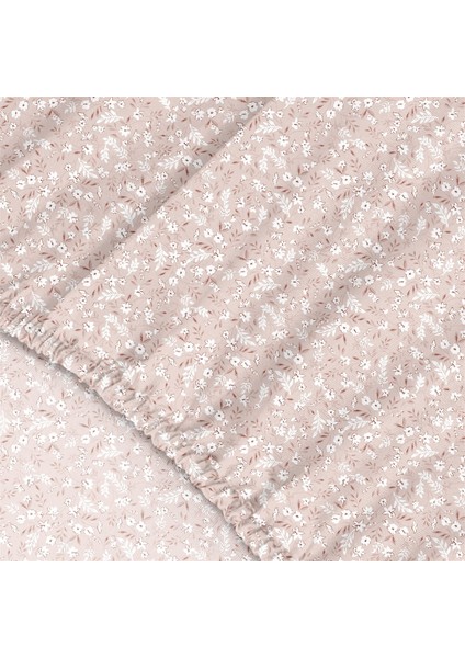 Dalya %100 Pamuk Çift Kişilik Lastikli Çarşaf Seti Pudra - 160X200+30 cm fırsatları