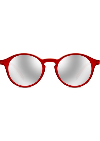 Mat Kırmızı Aynalı William Unisex Güneş Gözlüğü WL-309AB-EYE