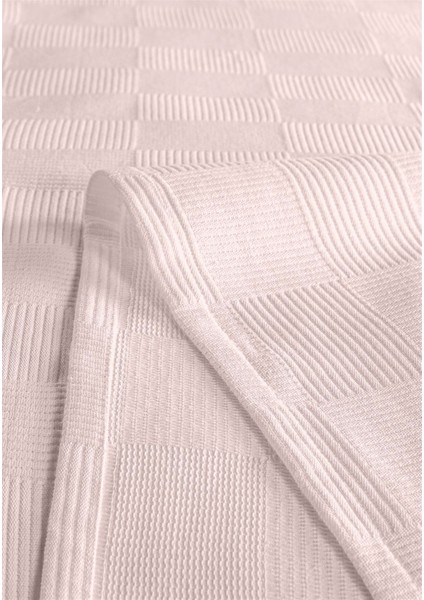 %100 Pamuk Çift Kişilik Pembe Otel Pike Takım 200 x 230 cm fırsatları
