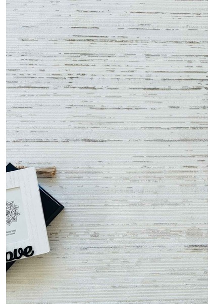 Violette Dokuma Yıkanabilir Modern Vizon Salon Halısı Mutfak Halısı Yolluk fırsatları