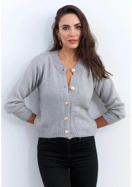 Kadın Gri Hırka YV285 indirimleri