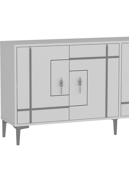 Simgect (KX180) Konsol Beyaz-Gümüş modelleri