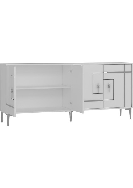 Simgect (KX180) Konsol Beyaz-Gümüş fırsatları