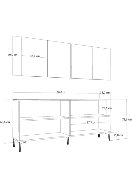 Simgect (KX180) Konsol Beyaz-Gümüş indirimleri