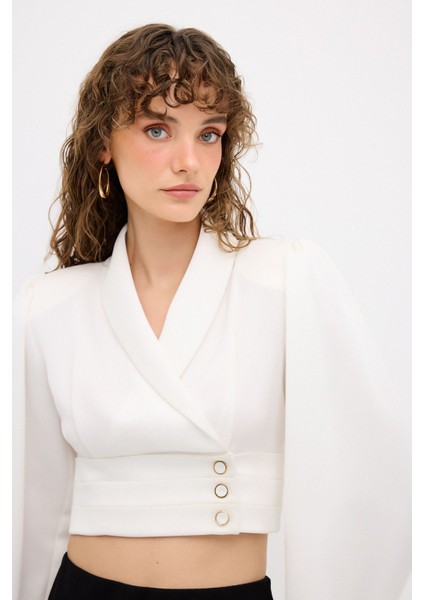 Anvelop Crop Bluz Kemik 11544402000 fiyatları
