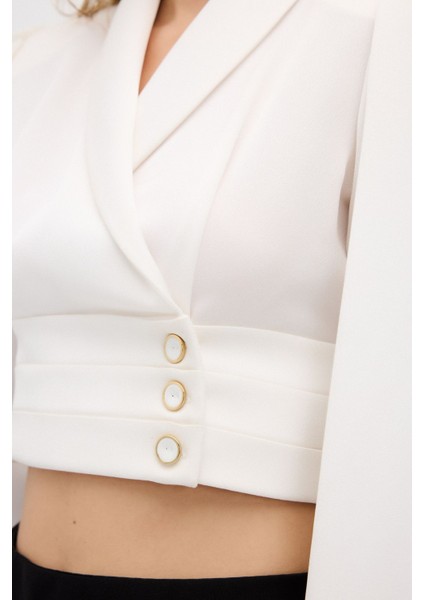 Anvelop Crop Bluz Kemik 11544402000 modelleri