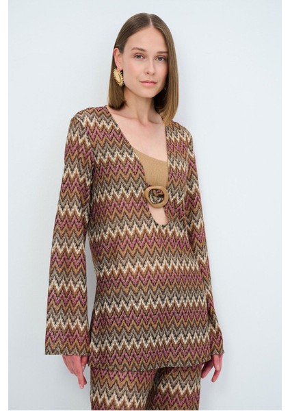 Toka Detaylı Bluz Emp.camel 11544068001 fırsatları