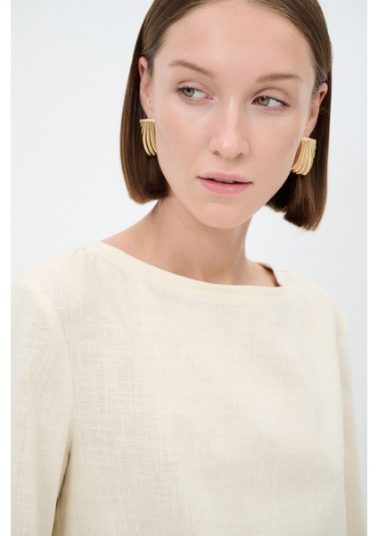 Sırtı Düğmeli Bluz Vanilya 11544918000 fiyatları