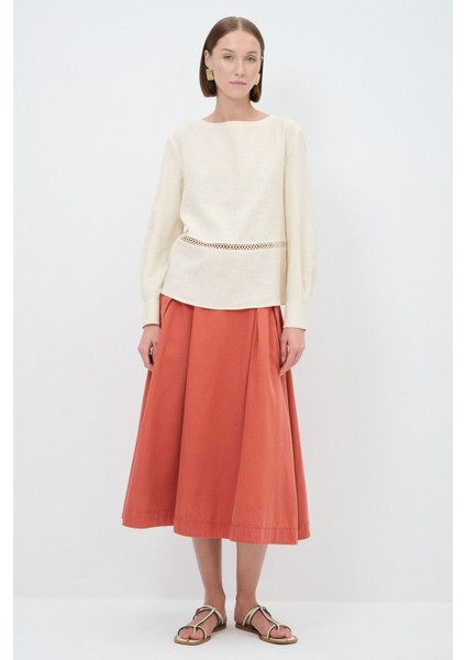 Sırtı Düğmeli Bluz Vanilya 11544918000 modelleri