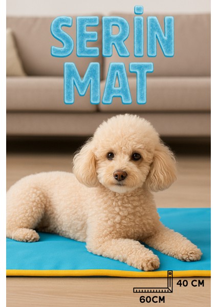 Thermo Mat Hem Soğuk Hem Sıcak Kullanılabilen 2si1 Arada Kedi & Köpek Minderi 40X60CM modelleri