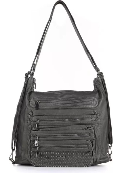 CCS 16513 Lüks Gösterişli Siyah Renk Kol Çantası