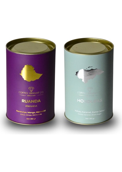 250 gr. Ruanda + 250 gr. Honduras Çekirdek Filtre Kahve fiyatları