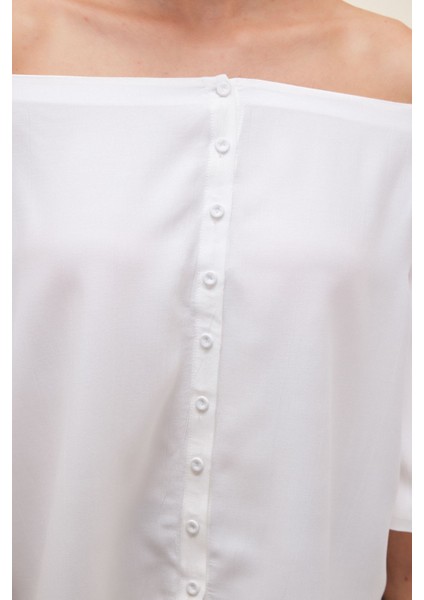 Off The Shoulder Bluz Kemik 115L9065000 fiyatları