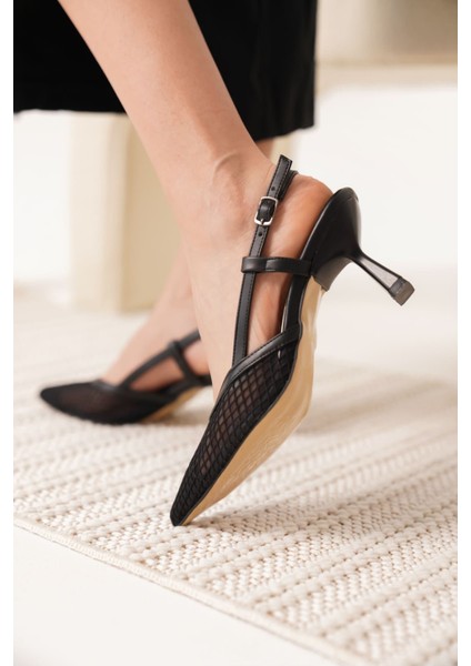 Winstey Premium Kadın Siyah Topuklu Ayakkabı indirimleri