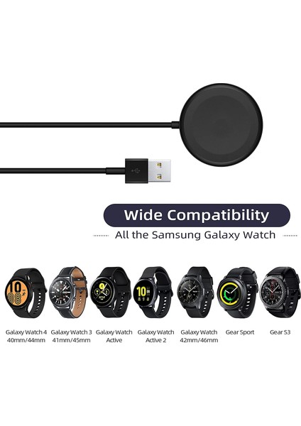 A11 Samsung Galaxy Watch6 Classic 43MM 47MM/WATCH4 Classic 42MM 46MM Kablosuz Şarj Cihazı Akıllı Saat Şarj Istasyonu (Yurt Dışından) fırsatları