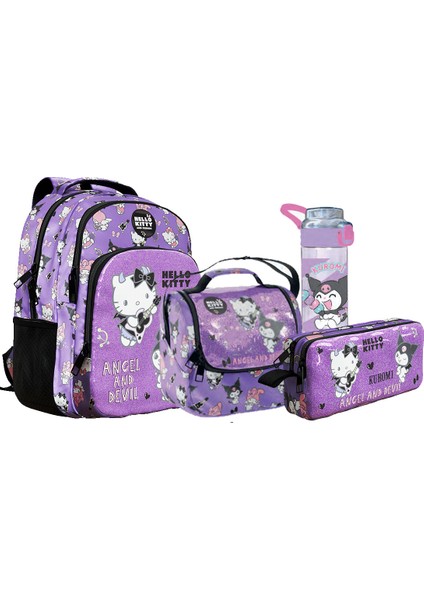 Hello Kitty Çanta+ Beslenme+ Kalemlilk+ Matara Set3