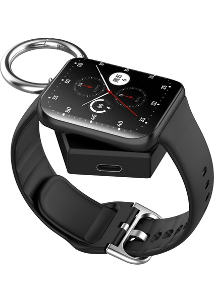 Oppo Watch X/watch X2 Mini/oneplus Watch 2 Şarj Istasyonu Manyetik Saat Şarj Cihazı - Siyah (Yurt Dışından) modelleri