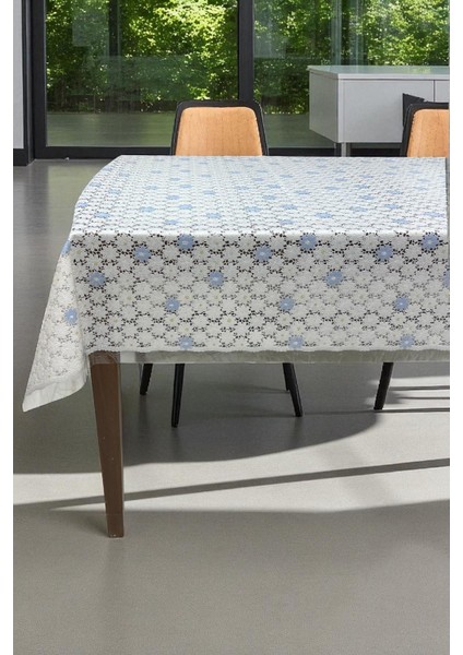 Pvc Şeffaf kaplamalı silinebilir muşamba masa örtüsü papatya 62-B fiyatları