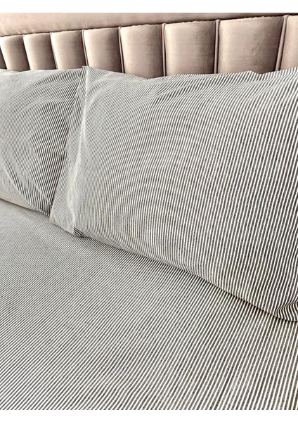 Çift Kişilik Desenli Ranforce Kumaş Fitted Lastikli Çarşaf & 2 Adet Yastık Kılıfı fırsatları