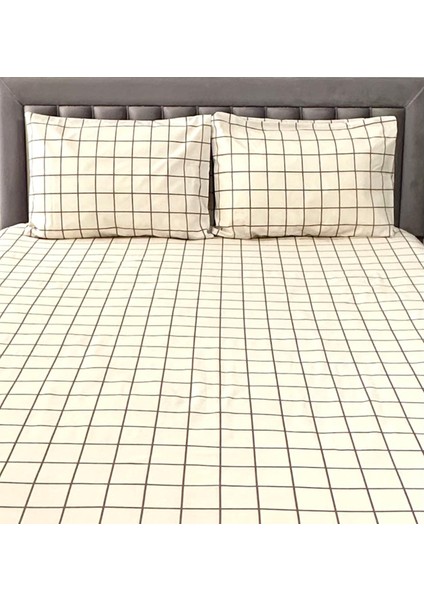 Çift Kişilik Desenli Ranforce Kumaş Fitted Lastikli Çarşaf & 2 Adet Yastık Kılıfı modelleri