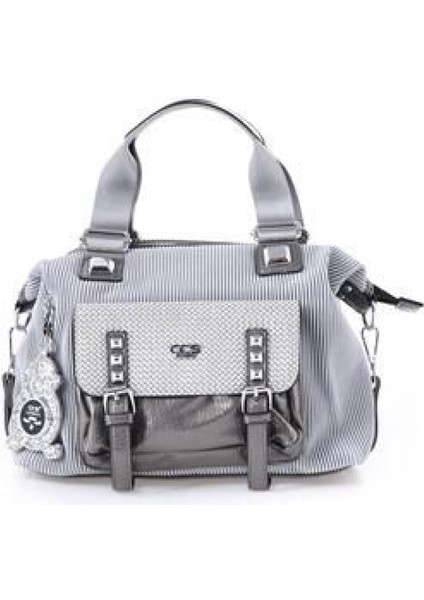 CCS 17690 Lüks Gösterişli Gri Renk Silver Çanta