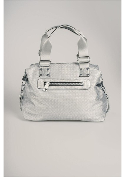 CCS 17690 Lüks Gösterişli Gri Renk Silver Çanta fiyatları