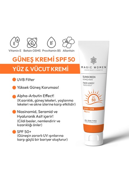 Leke Karşıtı, Yüksek Korumalı, Aydınlık Veren Güneş Kremi – Spf 50 – 100 ml