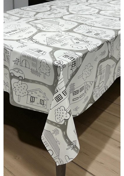 Boyanabilir Pvc Elyaf Tabanlı Silinebilir Muşamba Masa Örtüsü_şehir fırsatları