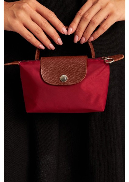 Kadın Bordo El Çantası BE701