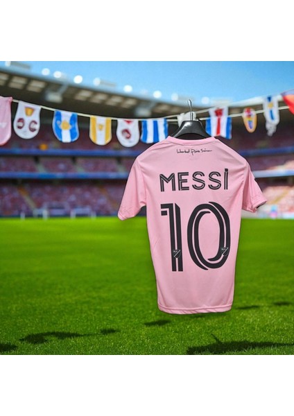Messi Yeni Takım Inter Pembe Halı Saha Forması Yetişkin fiyatları