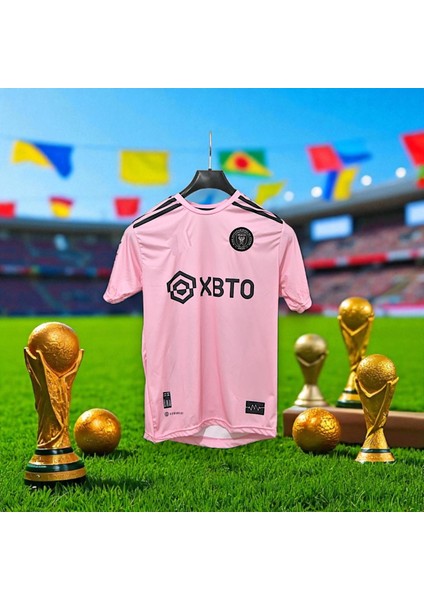 Messi Yeni Takım Inter Pembe Halı Saha Forması Yetişkin indirimleri