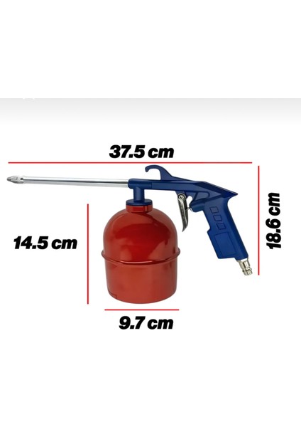 Havalı Mazot Tabancası Metal 1000 cc fiyatları