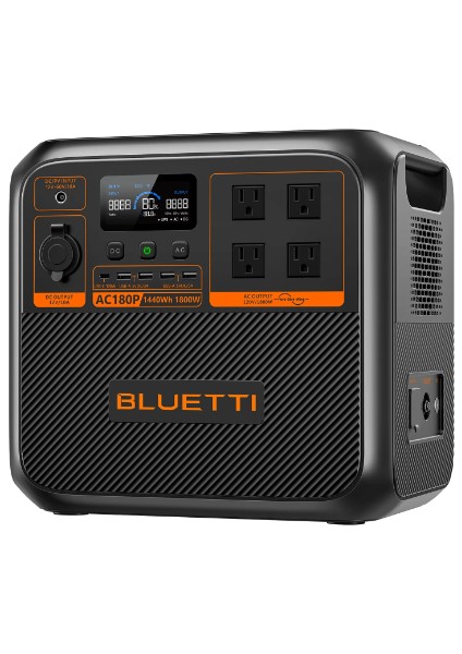 AC180P Taşınabilir Güç Kaynağı │ 1440WH Kapasite - 1800W Inverter Çıkışı