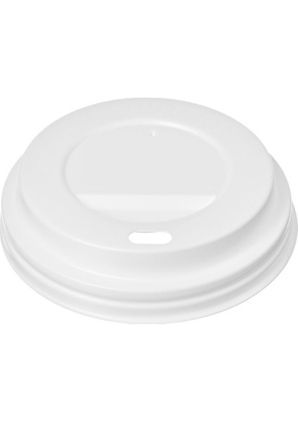 8 Oz Sıcak Bardak Kapağı Beyaz (80 mm Çap) 1. 000 Adet