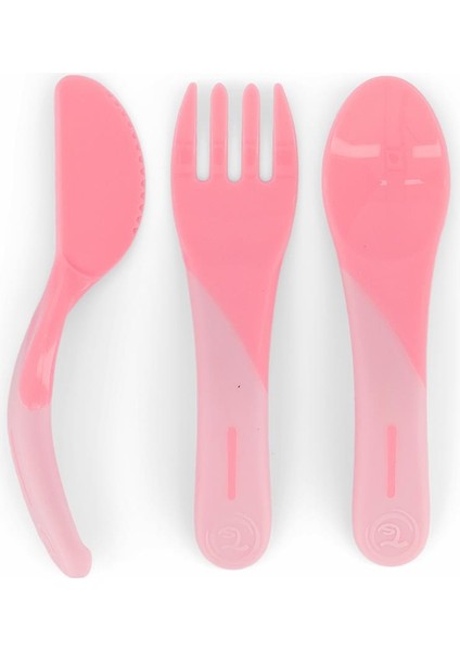 Öğrenme Çatal Kaşık Seti | Pembe | 6+ Ay