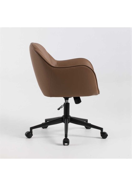 Milano Çalışma Koltuğu - Kahverengi 60X80-88X62 cm modelleri
