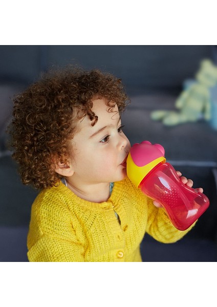 Pipetli Bardak +12 Ay 300 ml - Pembe fırsatları