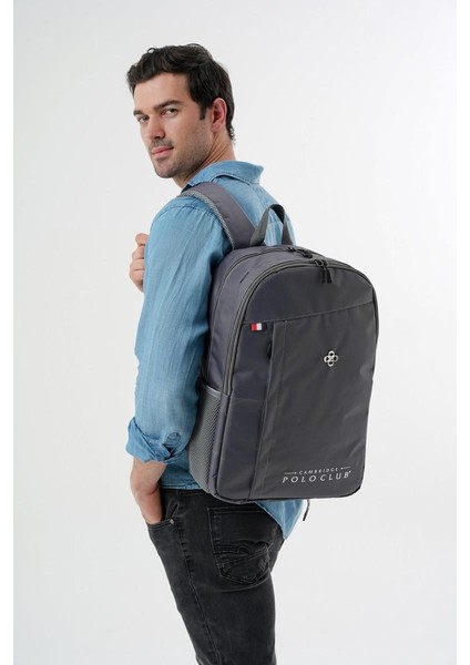 Hafif Su Geçirmez Günlük Sırt Çantası - Okul Çantası Gri fırsatları